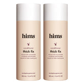 Hims Thick Fix Conditioner bottle-front view shows fuller-looking hair potential