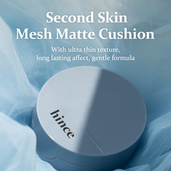 HINCE cushion puff demonstrates plush, cushioned application for even coverage
