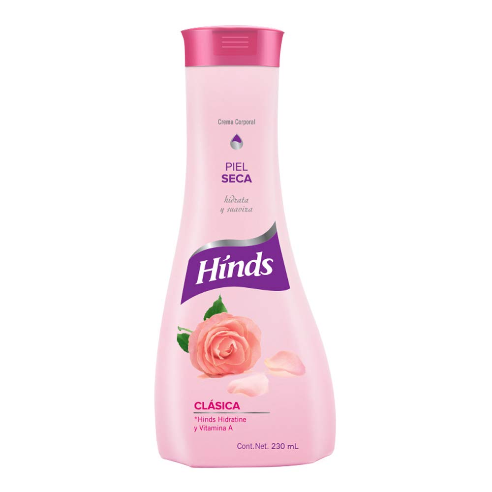 Hinds Lotion 230ml bottle on shelf for everyday moisturization