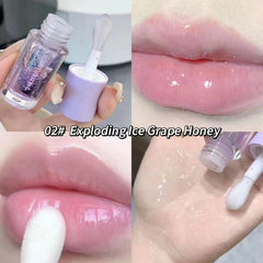 HJXUQIME non-sticky formula keeps lips comfortable with a smooth, glossy finish.
