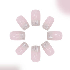 Hkanlre bling pink nails offer simple DIY beauty in minutes.