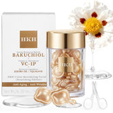 HKH Bakuchiol Serum bottle featured for nightly skincare, travel-ready design.