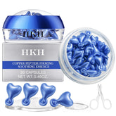 HKH Copper Peptides Serum bottle shows travel-friendly packaging for daily hydration.