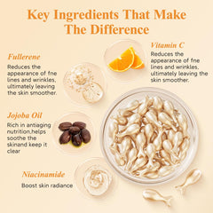 HKH serum applied with gentle circular motions on facial skin.