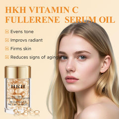 HKH Vitamin C Serum Capsules Set hermetic seal emphasizes preserved potency and long-lasting freshness