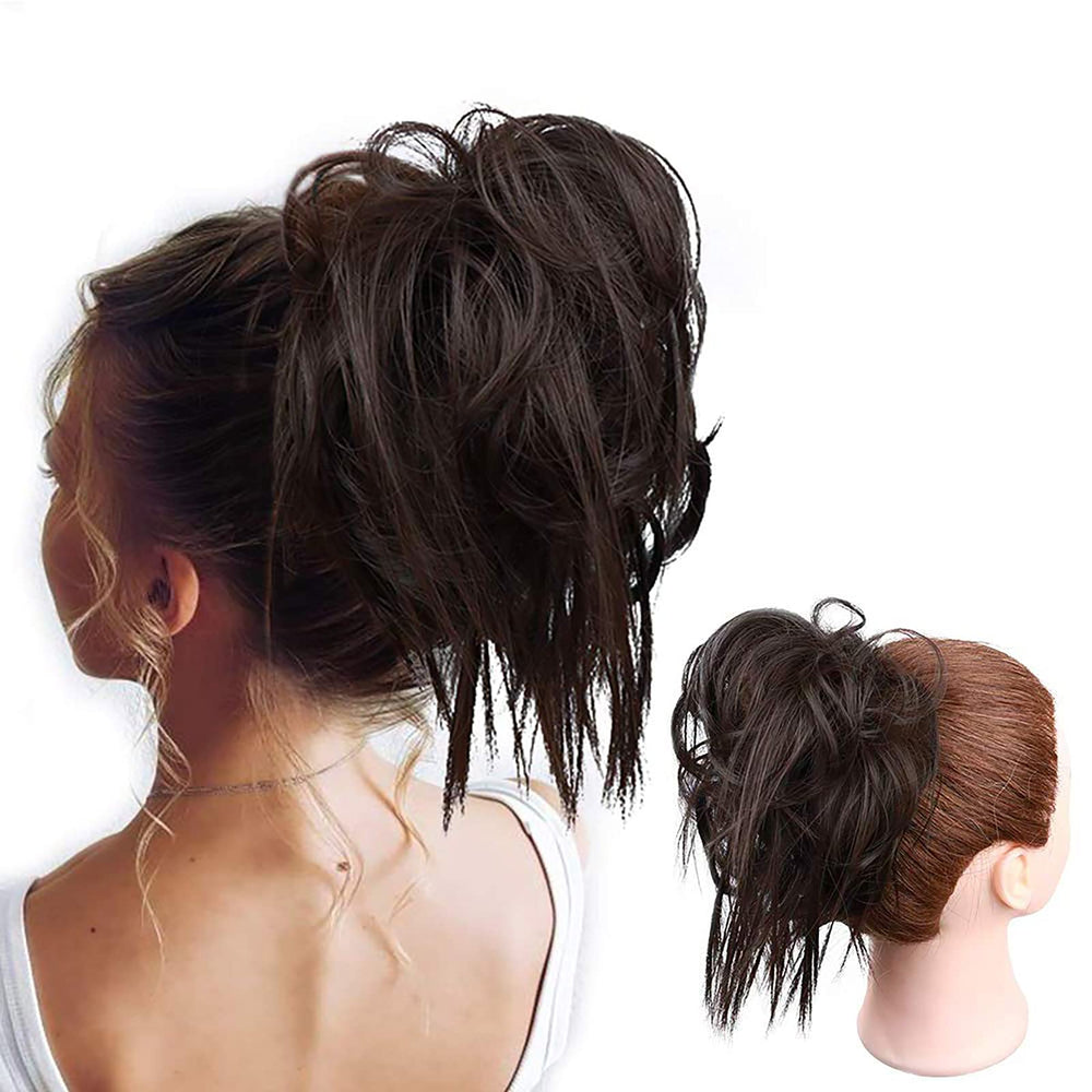 HMD Tousled Updo messy bun bundle adds instant volume for everyday styling