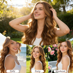 HMHIFI ventilation-cap wig with comfortable net supports breathable all-day wear.