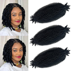 Hodgeous Marley Twist hair pack of 3 enables versatile 12-inch styles.