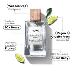 HOKO Untamed No. 5 musk base adds depth for evening scents.
