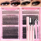 Holipet lash clusters top lashes for a natural, lightweight look.