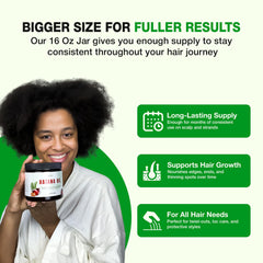 Amber glass bottle of Batana Oil for scalp conditioning.