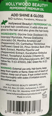 Hollywood Beauty Peppermint Hair Oil application on hair and skin for daily moisture.