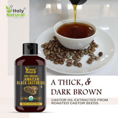 Holy Natural oil label shows USDA certification and traditional quality