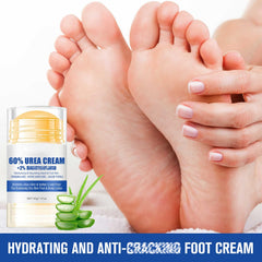 Holyarm foot cream to soften heels and reduce roughness.