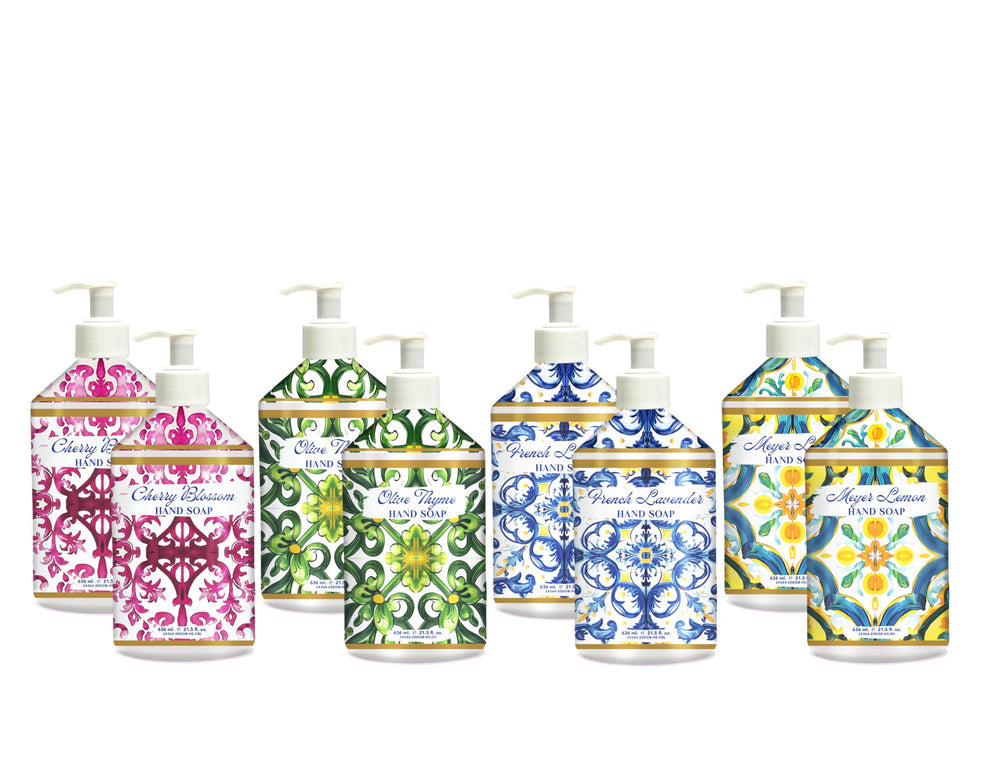 Home & Body Company Dolce Breeza Cherry Blossom bottle pump with delicate scent at handwashing