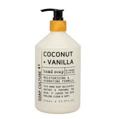 Home and Body Company Soap Culture 41 bottle pump with English Pear scent for fresh bathroom use.