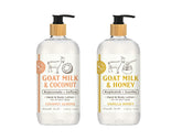 Raes Lil Shop goats milk hand lotion in coconut almond aroma for daily hydration