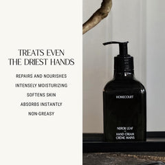 Homecourt hand cream in-use rub shows smooth application and nourished skin.