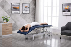 HomelyD electric treatment table heavy-duty frame provides stable professional support.