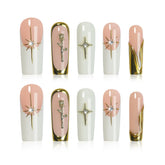 Homsera XL white press-on nails for a durable at-home manicure.