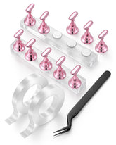 HomTop nail stand set base provides stable DIY manicures on a clean surface