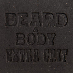 Honest Amish beard soap Extra Grit in rich lather for cleansing