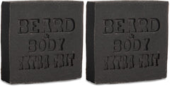 Honest Amish Beard and Body Soap Extra Grit two-pack ready for exfoliation