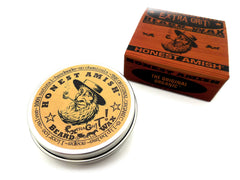 Honest Amish Extra Grit Beard Wax ingredients highlight natural, organic components.