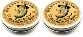 Honest Amish Extra Grit Beard Wax front view helps tame unruly beard hairs.