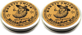 Honest Amish Original Beard Wax pack front showing a two-tin set for easy grooming