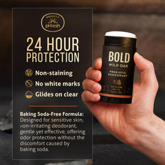Honestly pHresh Wild Oak label close-up shows USA-made quality