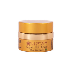 Honey Girl Organics Super Skin Food bottle for daily nourishment and soothing