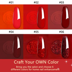 Honey Joy dip powder kit opened to display shades for at-home styling