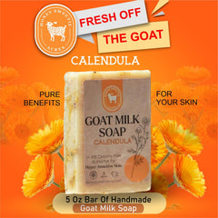Honey Sweetie Acres Calendula Goat Milk Soap lather closeup highlights rich texture for moisturizing skin.