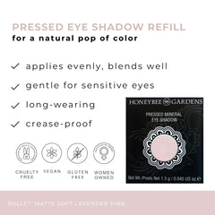 Honeybee Gardens Ballet swatch reveals rich long-wearing lavender pink pigment