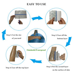 Hoostum tattoo aftercare bandage second skin providing flexible comfort