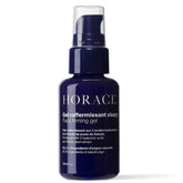 HORACE Face Firming Gel texture close-up shows lightweight formula for daily use.