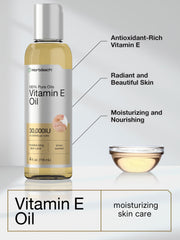 Horbäach Vitamin E Oil texture ready for skin application.