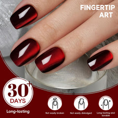 HOSAILY 32-piece set of short square press-ons for DIY manicures
