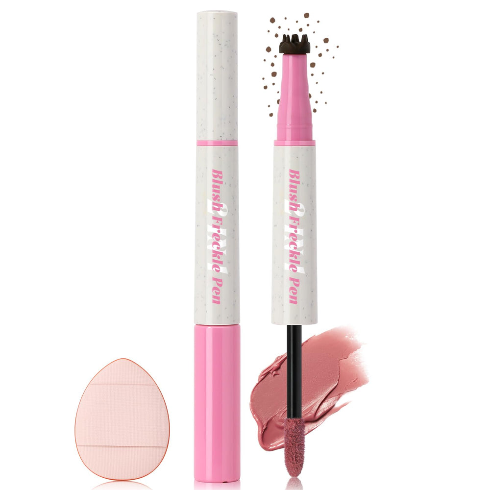 HOSAILY Freckle Blush Pen 2in1 close-up freckles for a natural sun-kissed glow.