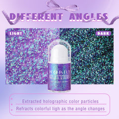 HOSAILY glitter on hair provides shimmering accents for festivals