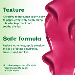 HOSAILY glossy lip texture close-up emphasizing high-gloss shine.