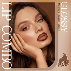 HOSAILY gradient lip gloss application provides versatile looks from sheer to bold.