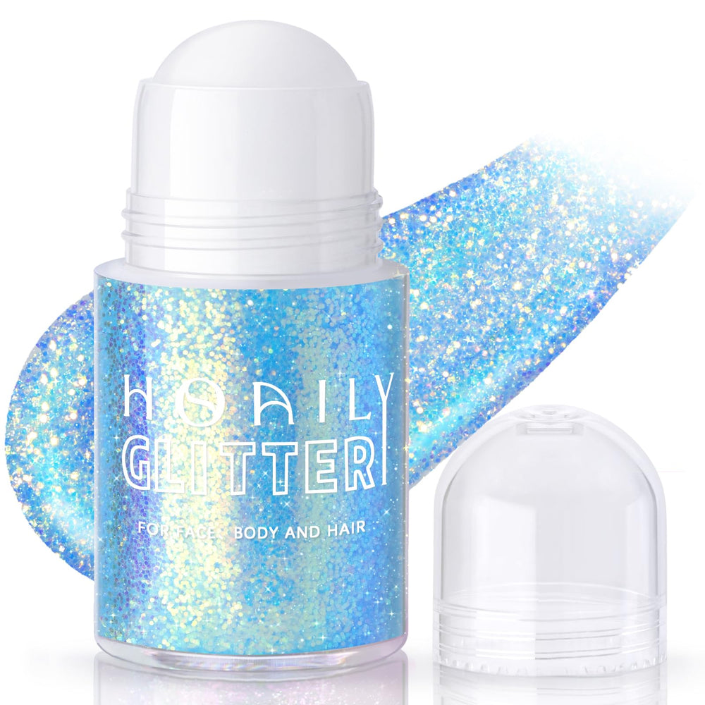 HOSAILY roll-on glitter bottle for even face and body application