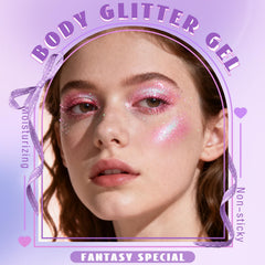 HOSAILY face glitter roll-on provides even cheek sparkle for parties.