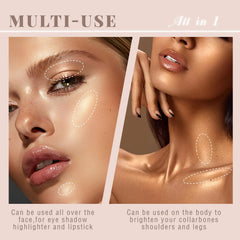 Hosaily silky-cream to powder texture glides on smoothly for blending.