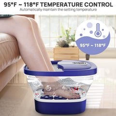 HOSPAN temperature control maintains warm water for comfortable sessions.
