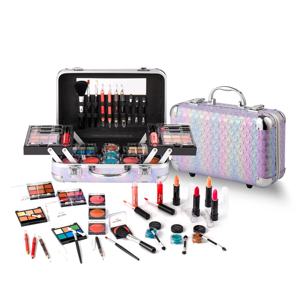 Hot Sugar all-in-one makeup set eye shadow palette for teen looks with versatile colors.
