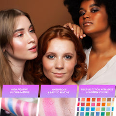 Hot Sugar makeup brushes set enables smooth blending and flawless application.