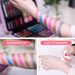 Hot Sugar makeup kit with 3 eyebrow powders and wax for defined brows.